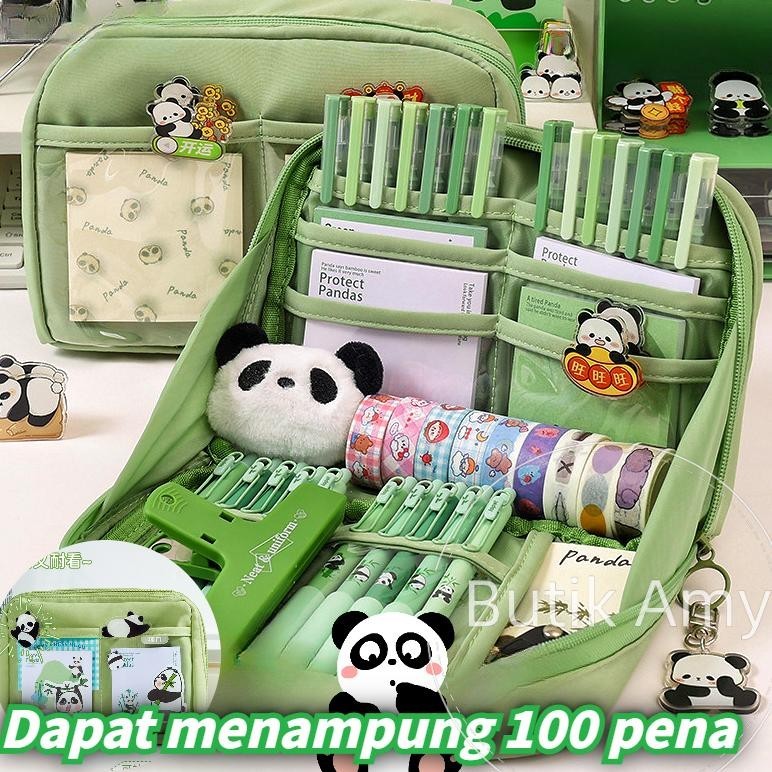 

vf-52 CODTempat Pensil alat tulis Creative Transparan Kapasitas Besar Kotak pensil Tas Perlengkapan Dan Anak Sekolah Kotak Kantor Stationary Bag Terlaris