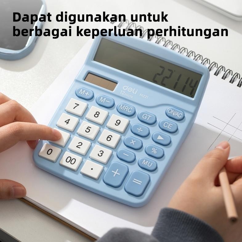 

rg-4 Deli Kalkulator Meja / Desktop Calculator Layar 12 Digit Warna Lucu EM221 Termurah