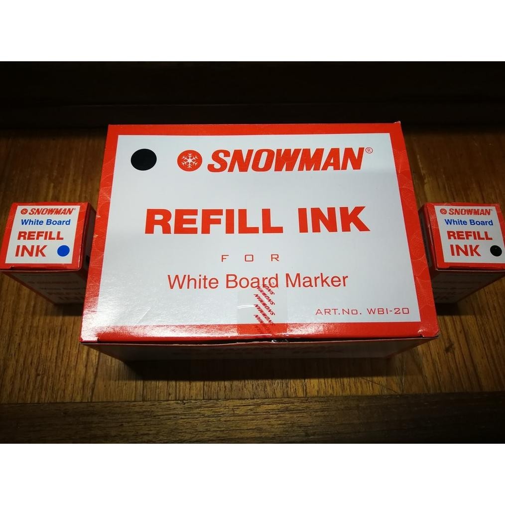 

OKK-1520 [12 pcs] REFILL/ ISI ULANG TINTA WHITEBOARD SNOWMAN Original