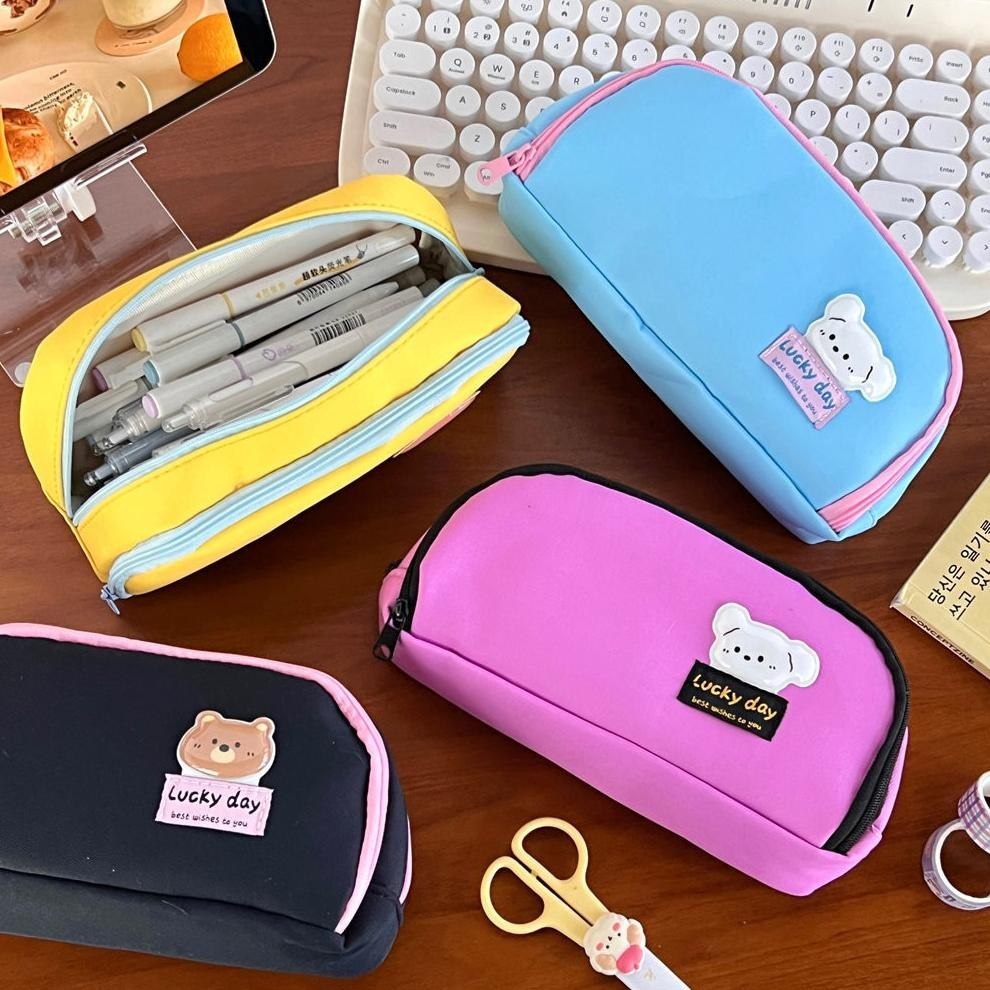 

er-23 Kotak Pensil Lucu Tempat Pensil Kapasitas Besar Pouch untuk Anak Sekolah Viral