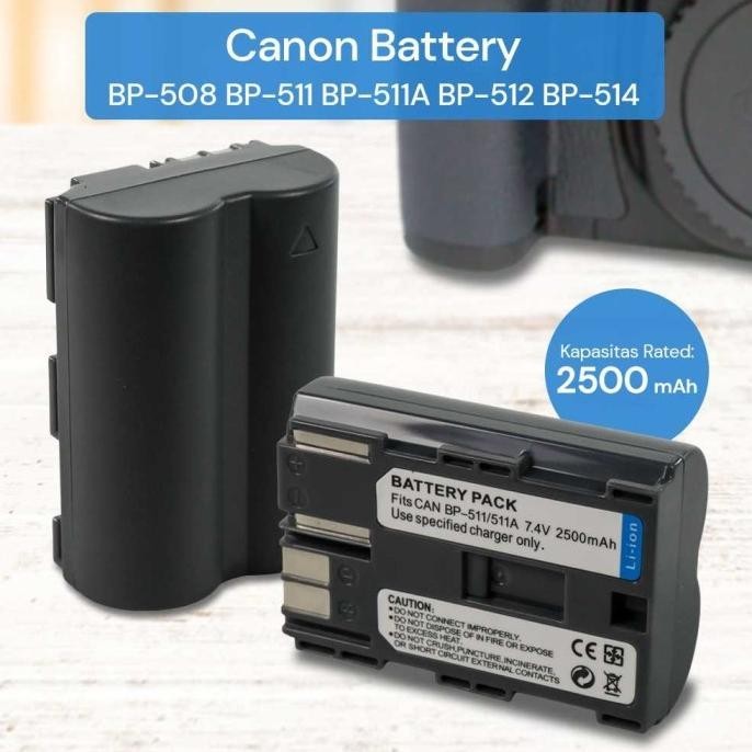 Battery For Bp-508 Bp-511 Bp-511A Bp-512 Bp-514 2500Mah - A_S