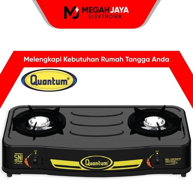 QUANTUM KOMPOR QGC-201DMPB / QGC 201DMPB (2 TUNGKU) GARANSI RESMI