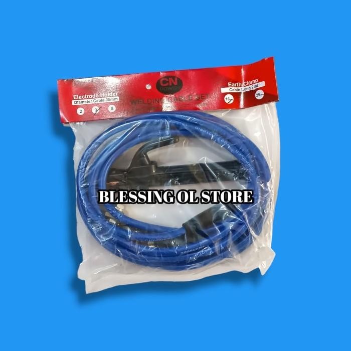 PAKET SET Tang Las & Tang Massa & Kabel 2 Meter Stang Las Listrik Kualitas Terbaik