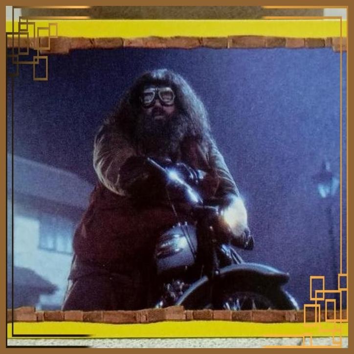 [WDE] STIKER PANINI HARRY POTTER PHILOSOPHER'S STONE HAGRID #10