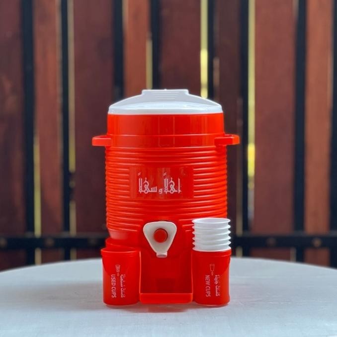 

Gojek Jakarta - Dispenser miniatur Air ZamZam 2L oleh oleh haji MRS01