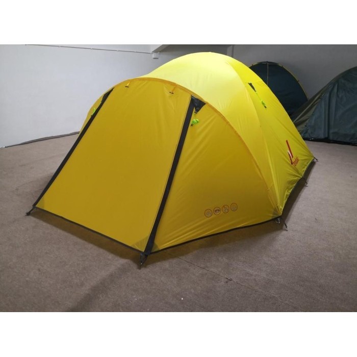 {DianShop} Tenda Tendaki BORNEO 4 tenda untuk 4-5 orang MIS GO ganti nama TENDAKI - Kuning Limited