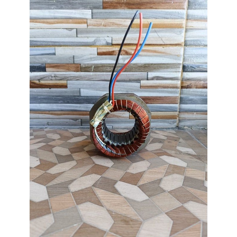 Dinamo Sepul / Gulungan Stator Pompa Air Panasonic / National 125watt. || 100% Tembaga Asli