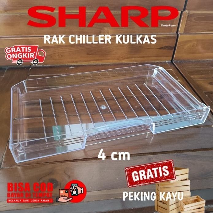 RAK PENAMPUNG AIR RAK CHILLER KULKAS SHARP 1 PINTU DAN 2 PINTU ORIGINA