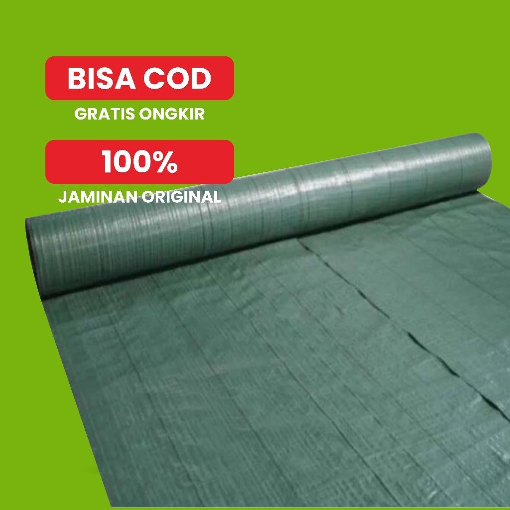 BOTANI - Weedmat Lebar 1,2 m Easy Grow Terpal Green House Meteran, Weedmat Penutup Tanah Terpal Anti