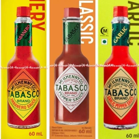 

Tabasco Hot Habanero Sauce Saus Cabe Pedas Habanero 60Ml