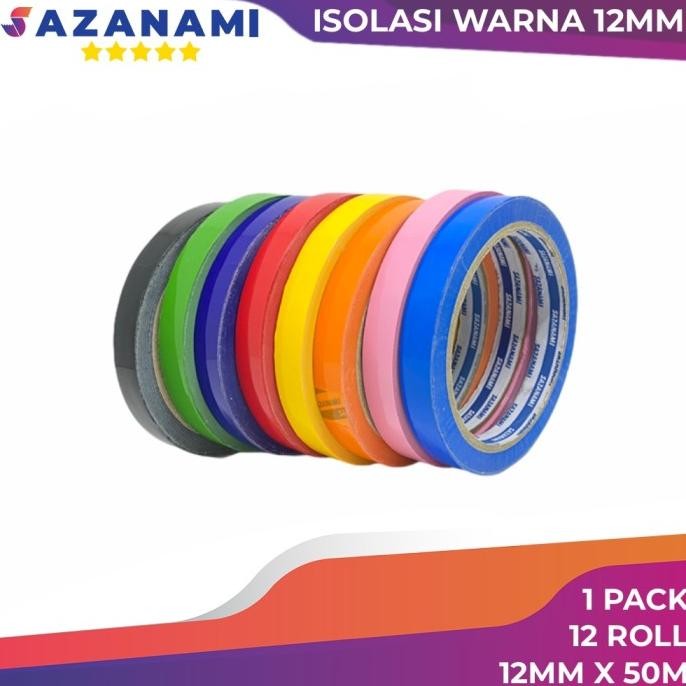 

Terbaru 1 PACK LAKBAN ISOLASI WARNA 12MM X 50M SAZANAMI SELOTIP WARNA 1 LUSIN saz4 Ayo Beli