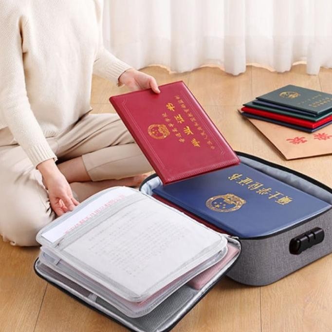 

Tas Tempat Penyimpanan File Dokumen Travel Bag Storage Box Anti Air HID