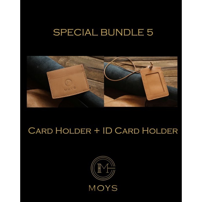 

SPECIAL BUNDLE 5- MOYS (CARD HOLDER + ID CARD HOLDER)