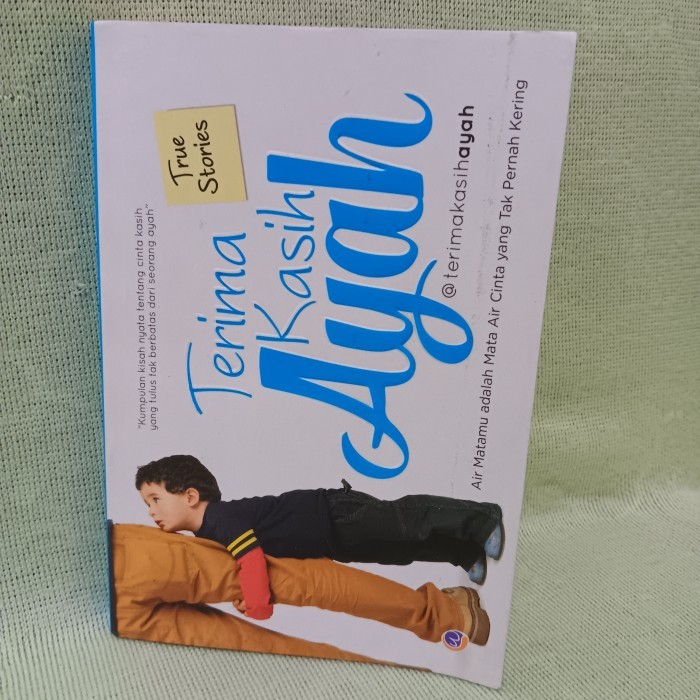 buku - novel - terima kasih ayah - air matamu adalah mata air cinta yang tak pernah hilang -  wahyu 