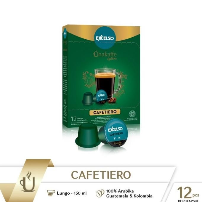 

Excelso Unakaffe Kopi Kapsul Cafetiero (1 Box 12 Capsule)