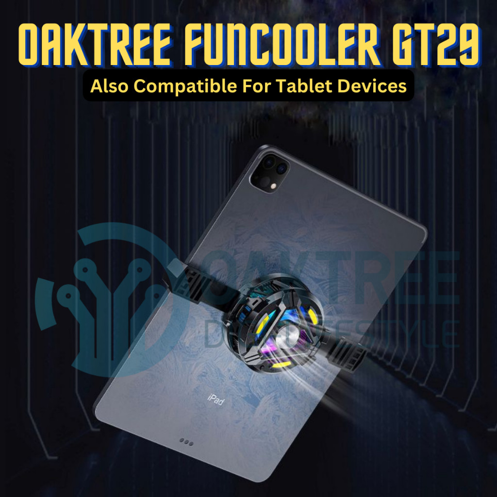Oaktree Funcooler GT29 Fan Cooler HP Pendingin HP Tablet Cooling Fan