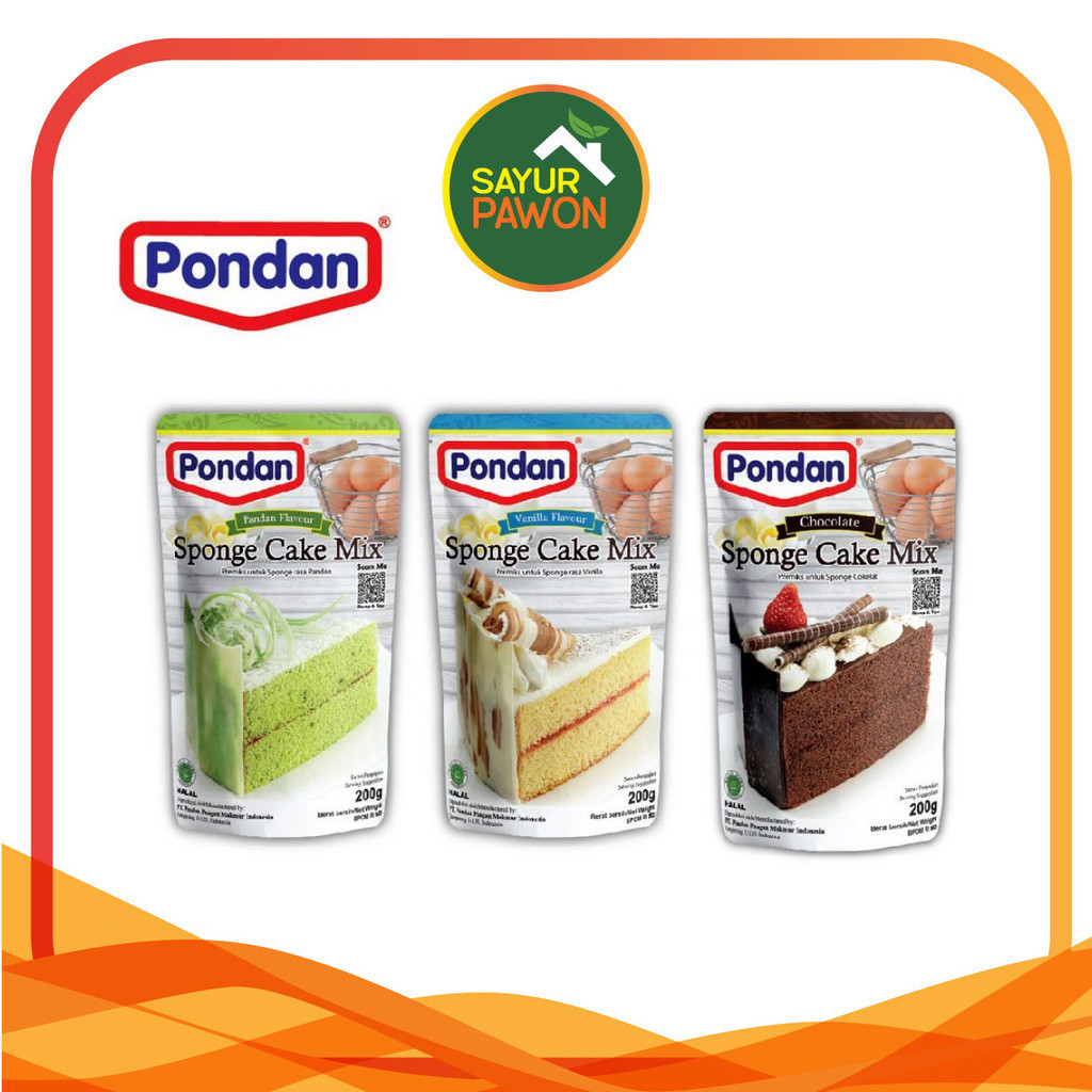 

PONDAN Tepung Premix Sponge Cake / pack