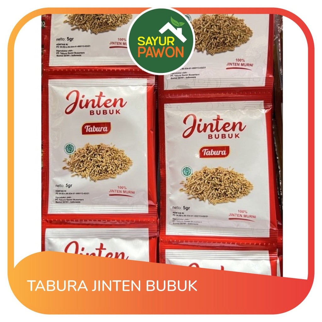 

Jinten Bubuk " Tabura " 4 gr / sachet