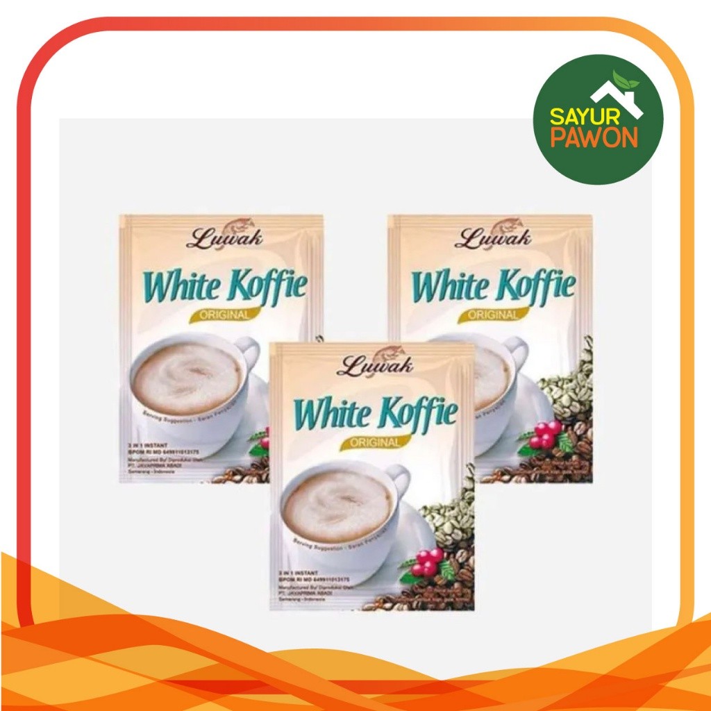 

LUWAK White Koffie Original Kopi / Coffee sachet 20 gram