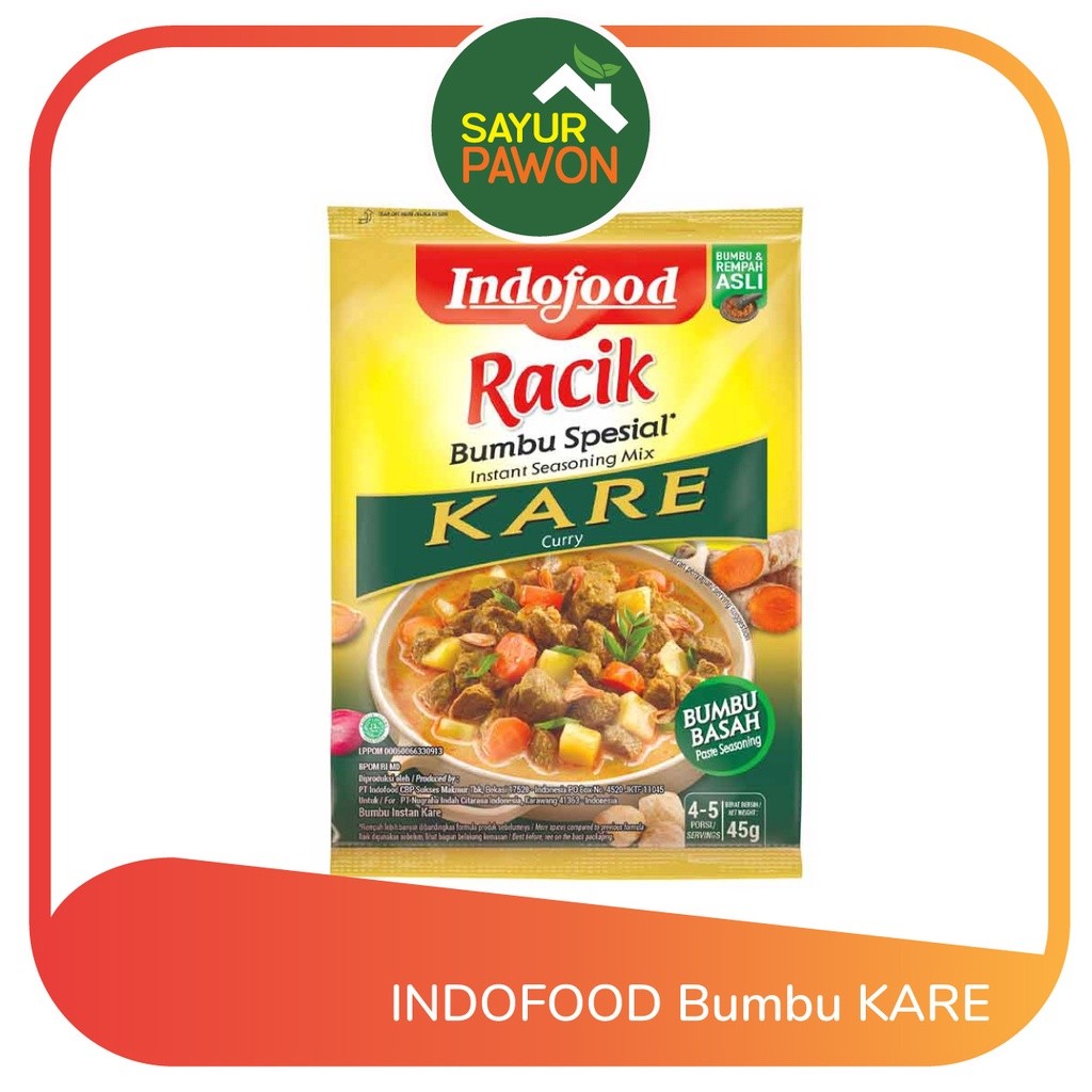 

Bumbu Basah INDOFOOD KARE kemasan 45 gram