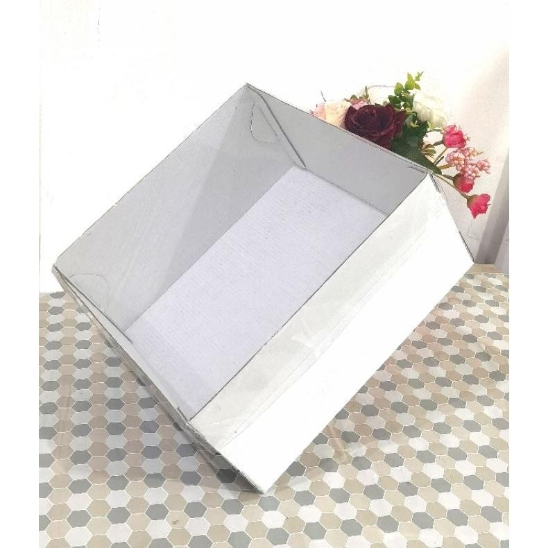 

gd-12 BOX MIKA - DUS KUE - KOTAK - KARDUS 25x25x12 - WK (ISI : 10 PCS) Sale