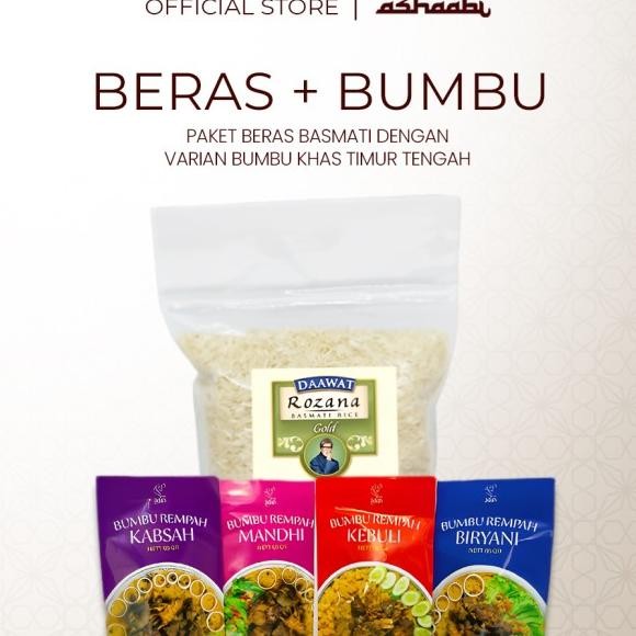 

Beras Basmati Dan Bumbu Yani 1Kg Nasi Briyani Instan Paket Basmati