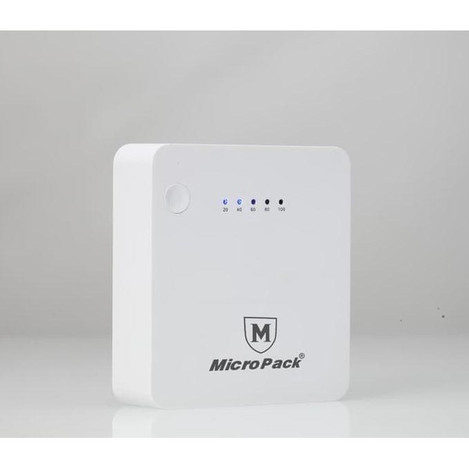 MicroPack Power Bank 7800 mAh P7800 White