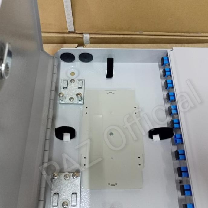 Terlaris Otb Wall Mount Paz 12 - 48 Core Ori Lengkap Pigtail&Adapter Merk Paz Ready Stok