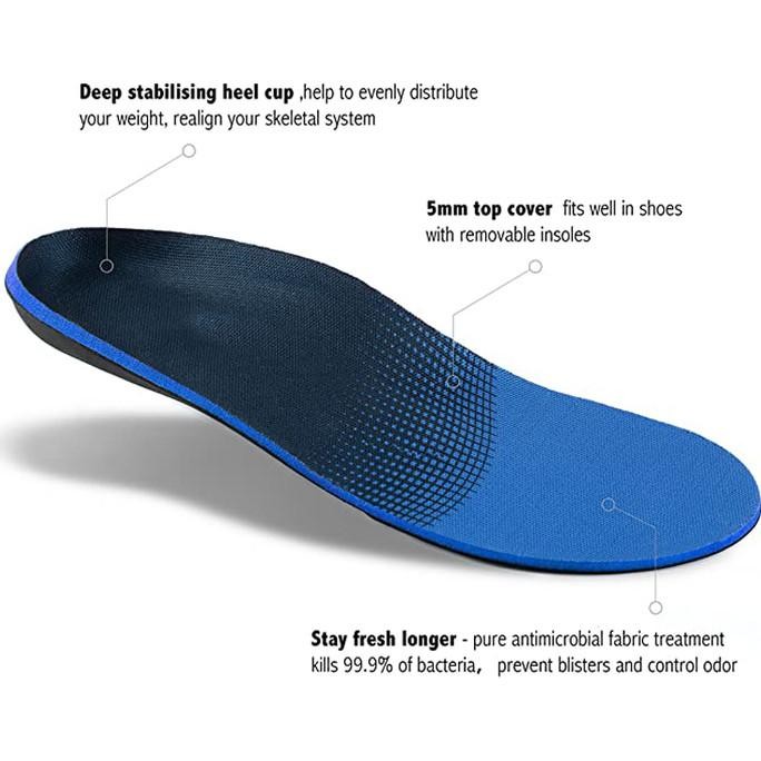 

Insole Plantar Fasciitis Shock Absorb Arch Support Insole Flat Foot