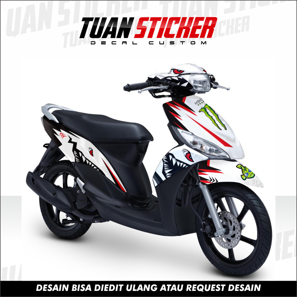 Decal Mio J Full Body Stiker Mio J Variasi Full Body Striping Mio J Variasi kode kosong sepuluh