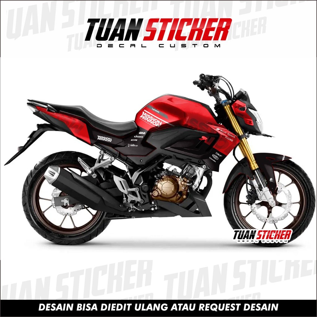 Sticker Striping Decal All New CB150R 2021, Sticker CB 150 R, Decal CB150R 2021 Full Body Mission wi