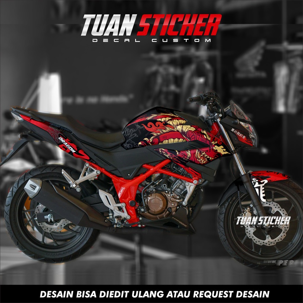 Sticker Striping Decal New CB 150R, Sticker CB 150 R, Decal CB150R Full Body Design DragonX