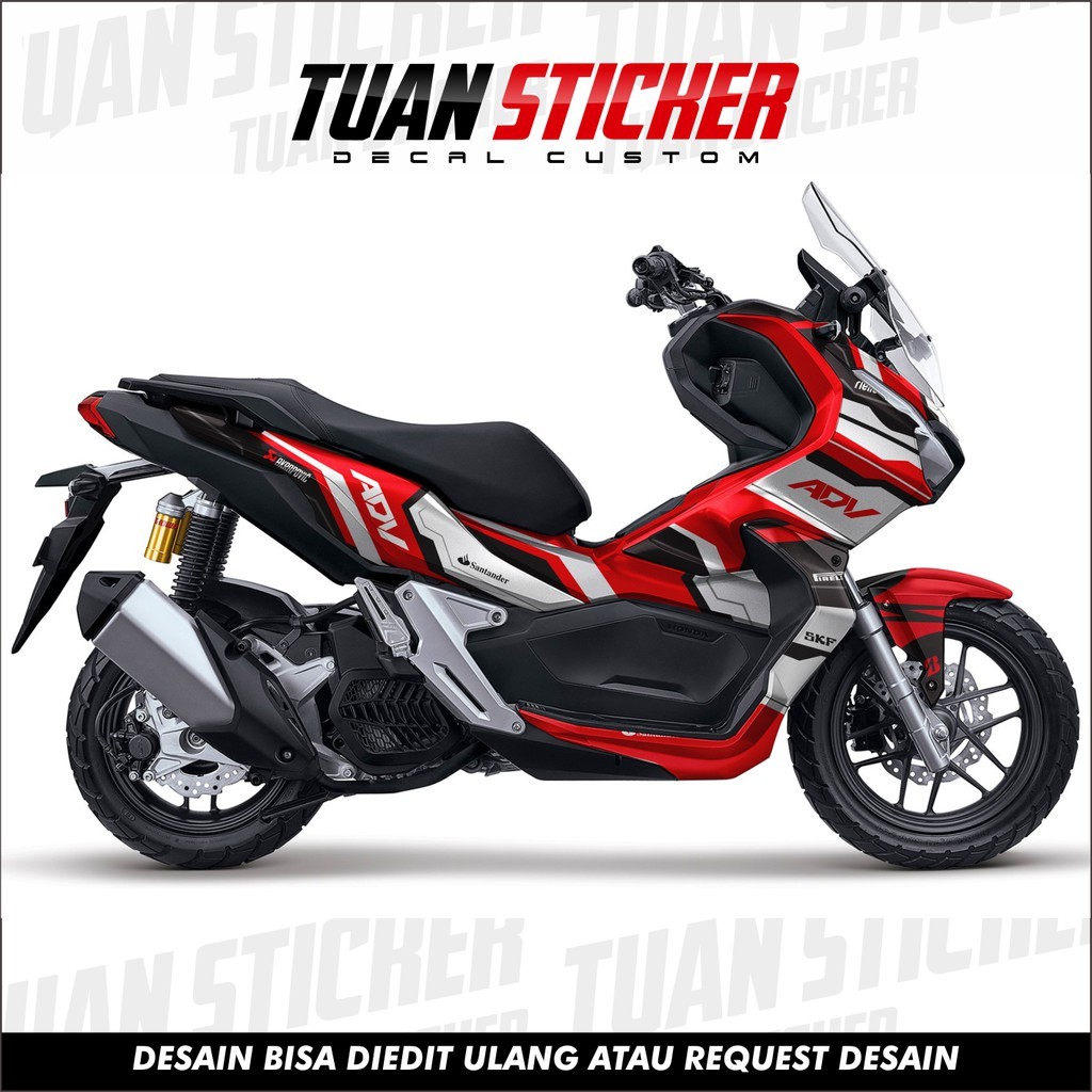 Sticker Striping DECAL Honda ADV 150, Sticker Decal ADV, Sticker ADV 150 ,striping ADV GRC