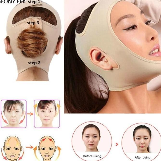 

Delicate Facial Thin Face Mask Slimming Bandage Skin Penirus Wajah New