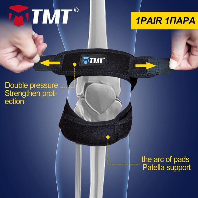 

Tmt Fe36 1Pair Climbing Basketball Knee Support Brace Patella Support