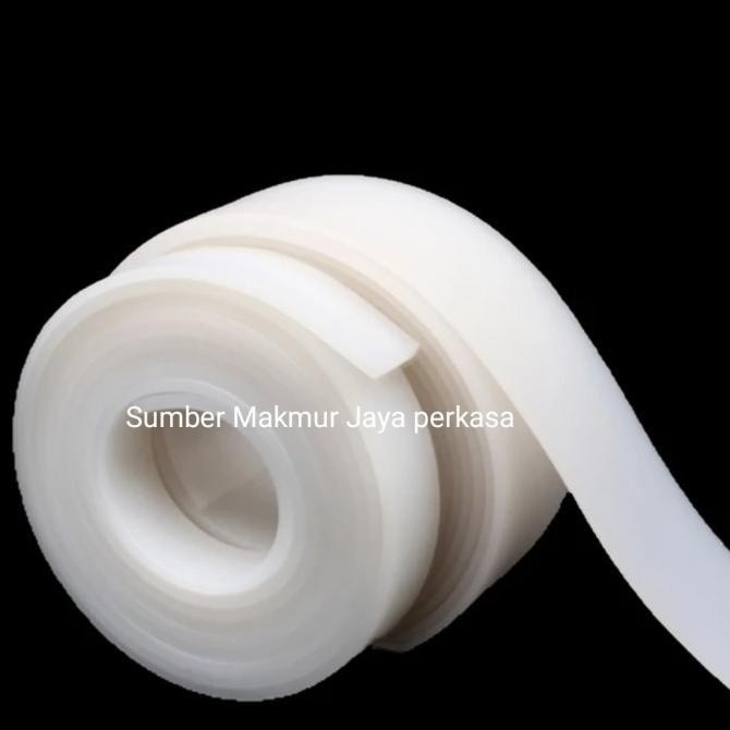 

Rubber Strip Silicone Tebal 4Mm X Lebar 30Mm ( Silicone Strip Meteran )