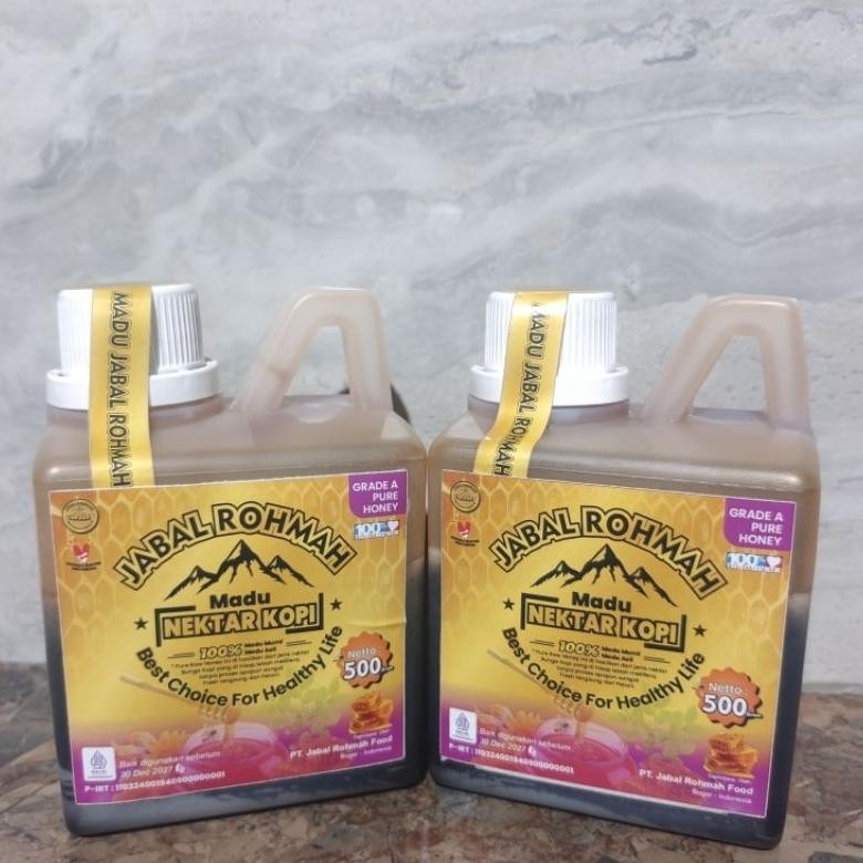 

Madu Jabal Rohmah Murni Asli (500Gr) Nektar Kopi Grade A 100% Alami Natural Pure Raw Honey