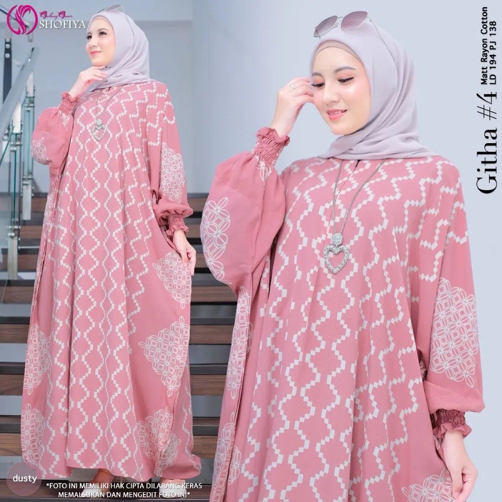 Gamis Wanita Terbaru 2024 Dres Remaja Muslim Maxydrees Mididres Modern Ghamis Kondangan Model Baru B