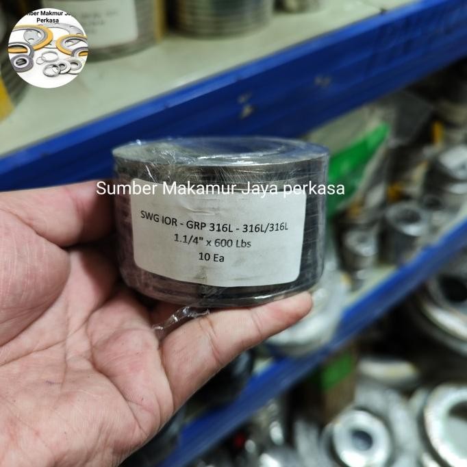 

Spiral Wound Gasket Ansi 600 Ss316 ( Swg Ansi 600 Ss316 ) 11/4" Inch / Dn 32