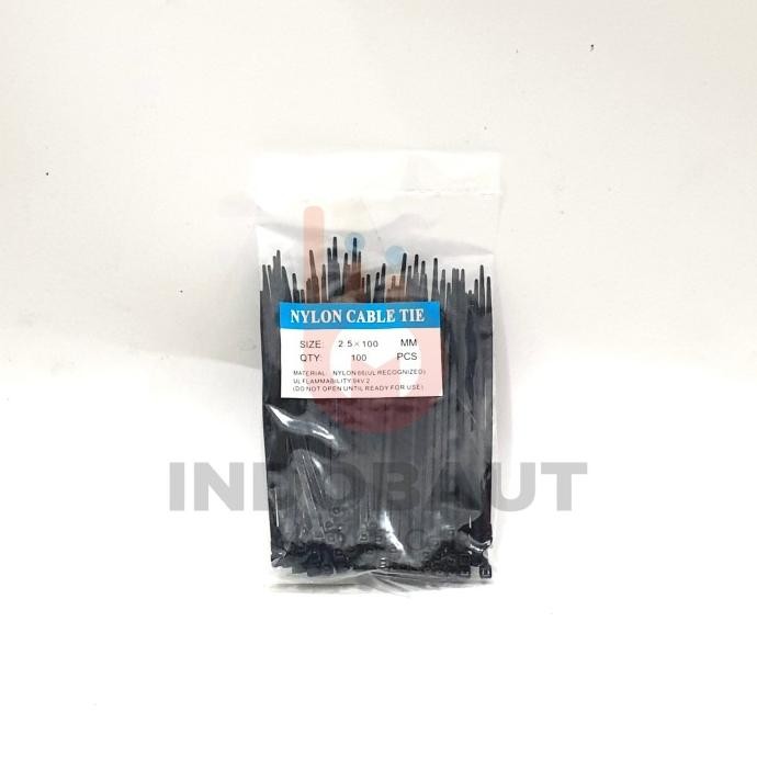 

Terbaru Kabel Tis 2,5 x 10CM 15CM 20CM Hitam Putih Cables Ties Tali Nylon ind0b4 dijamin