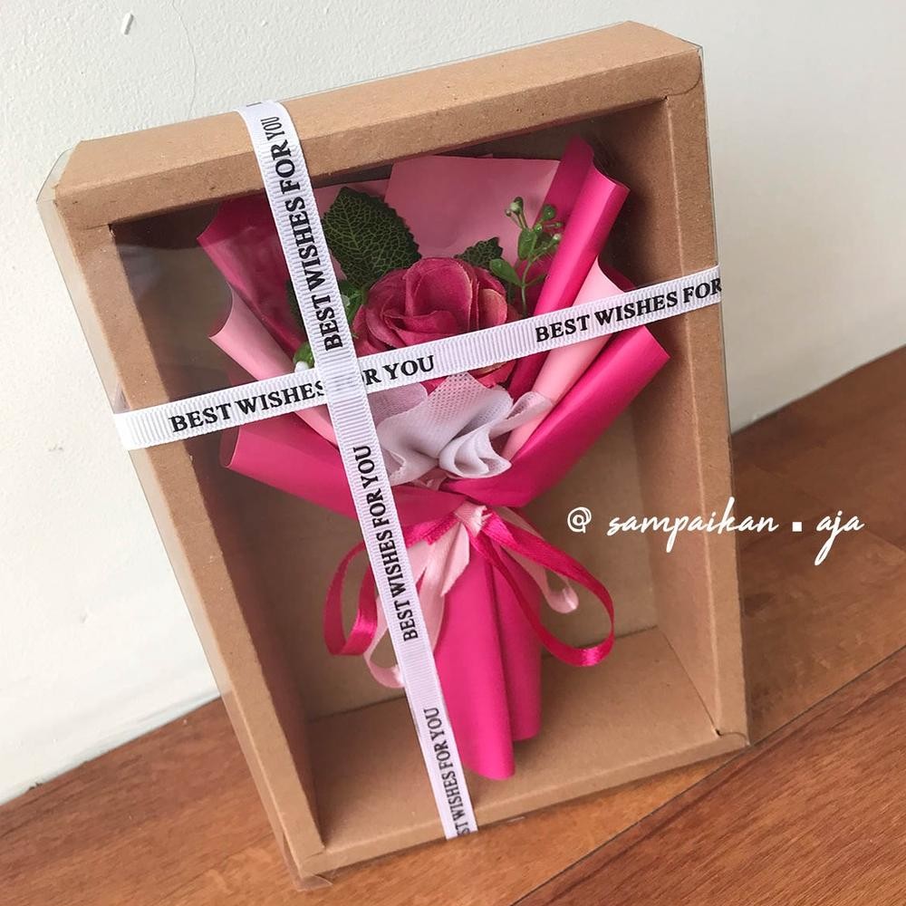 

QIG-1722 Premium Gift Flower Box / Flower Box Bouquet | Kado Wisuda, Kado Ulang Tahun, Hadiah Anniversary Original