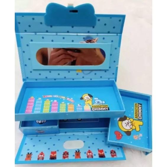 

L37 KOTAK PENSIL 3 TINGKAT ANIMASI/KOTAK PENSIL KARAKTER 3D/KOTAK PENSIL BERKODE T3R