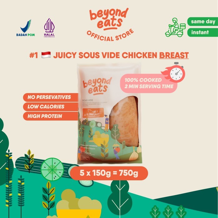 

Beyond Eats Sous Vide Chicken Breast 5 pax