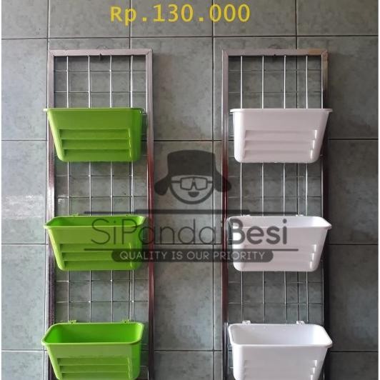 Besi Ram Dan Pot Gantung Tanaman - Wiremesh - Gantungan Pot - Rak Pot