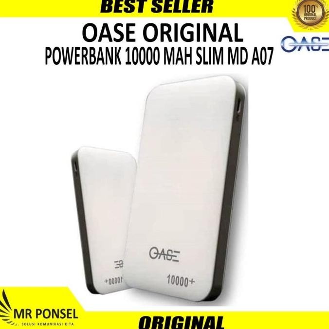 OASE POWER BANK MD-A07 10000 MAH PB003 GARANSI RESMI OPPO INDONESIA