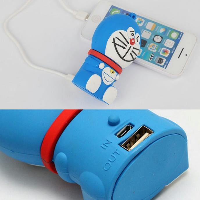 power bank doraemon lucu 8000mah