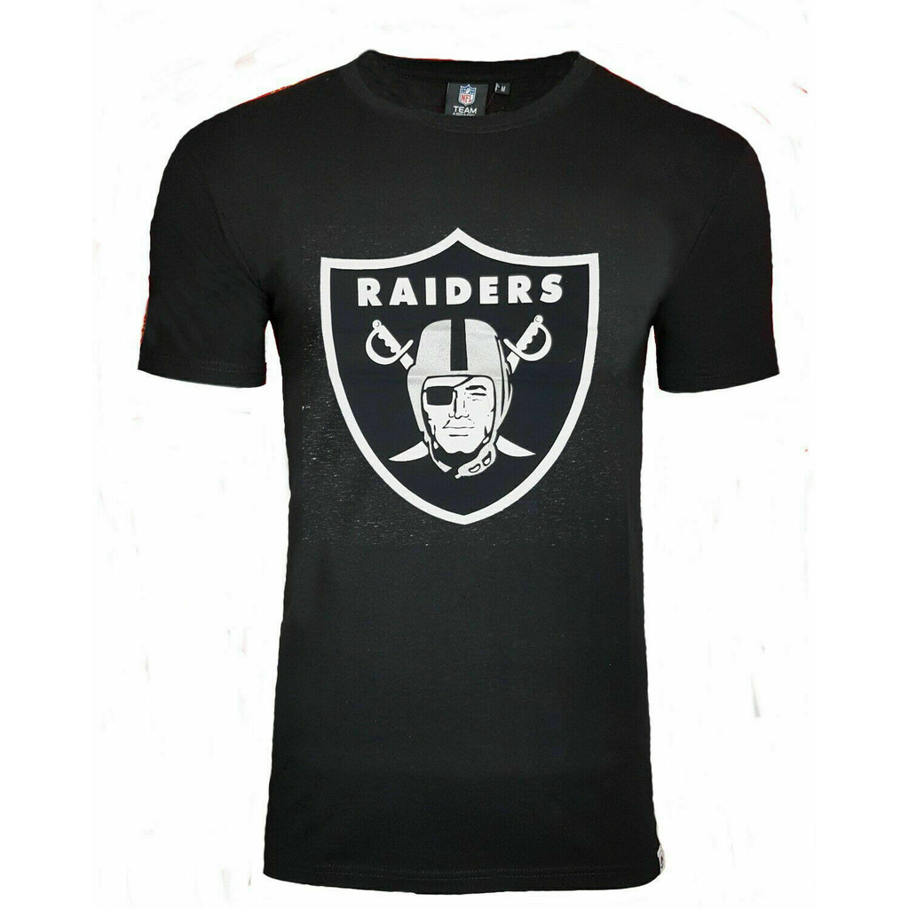 Kaos Logo Nfl Las Vegas Raiders Pria S Atau M Jersey Sepak Bola Amerika