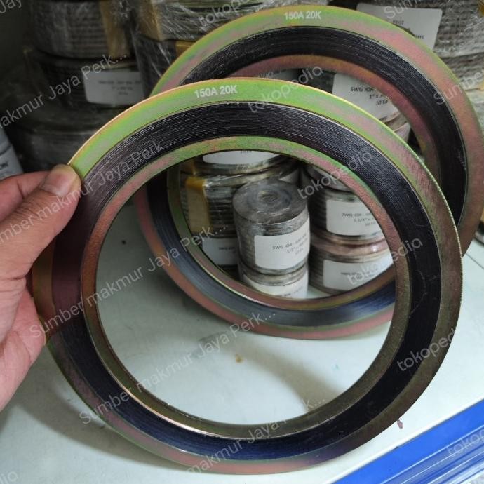 

Swg Jis 20K Carbon Steel ( Spiral Wound Gasket Cs Jis 20K ) 6"Inch