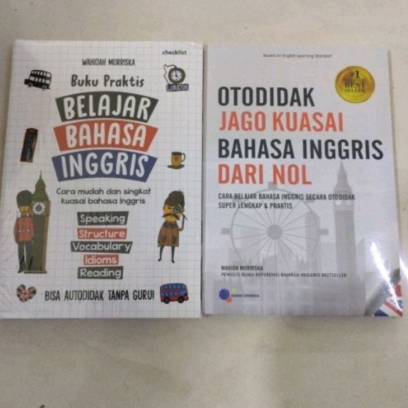 

paket 2 buku otodidak jago kuasai bahasa inggris dari nol buku praktis belajar bahasa inggris