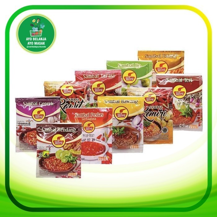 

Sambal Uleg FINNA Sachet aneka varian sambel